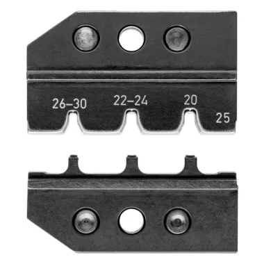 KNIPEX 97 49 25 Krimpelő profil A Molex LLC Micro-Fit 3.0 sorozatú csatlakozódugóihoz 50 x 12 mm