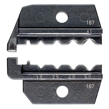 KNIPEX 97 49 61 Krimpelő profil Csavart érintkezőkhöz (Harting) 50 x 17 mm