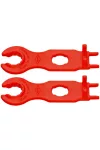 KNIPEX 97 49 66 2 Szerelőszerszám-készlet MC4 szolár dugós csatlakozókhoz (Multi- contact) 115 x 40 x 18 mm