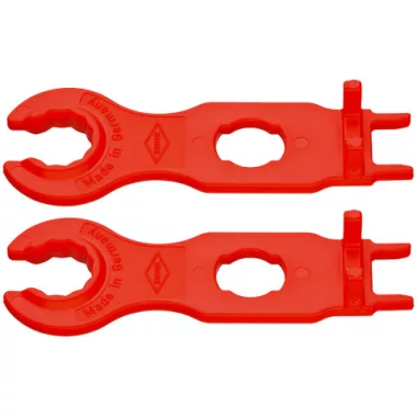 KNIPEX 97 49 66 2 Szerelőszerszám-készlet MC4 szolár dugós csatlakozókhoz (Multi- contact) 115 x 40 x 18 mm