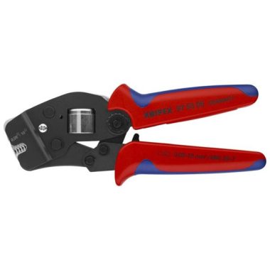 KNIPEX 97 53 08 SB Önbeállító krimpelő fogó érvéghüvelyekhez elülső bevezetéssel barnított 190 mm