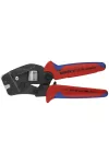 KNIPEX 97 53 09 SB Önbeállító krimpelő fogó érvéghüvelyekhez elülső bevezetéssel 190 mm