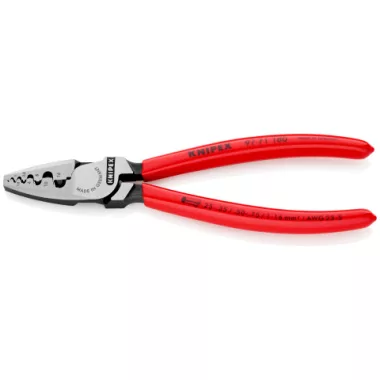 KNIPEX 97 71 180 Krimpelő fogó érvéghüvelyhez 180 x 49 x 15 mm