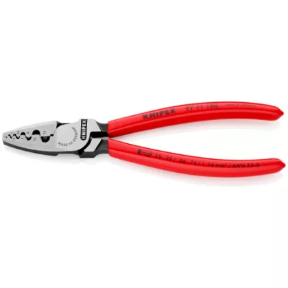   KNIPEX 97 71 180 Krimpelő fogó érvéghüvelyhez 180 x 49 x 15 mm