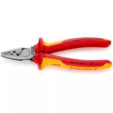 KNIPEX 97 78 180 Krimpelő fogó érvéghüvelyhez 180 x 54 x 28 mm