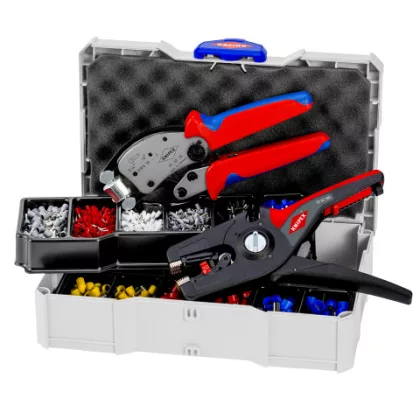   KNIPEX 97 90 14 Krimpelő készlet érvéghüvelyhez 11 részes 265 x 170 x 67 mm