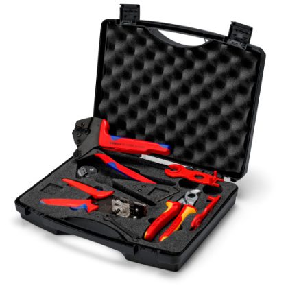   KNIPEX 97 91 04 V02 Szerszámbőrönd napelemes berendezésekhez MC4
