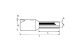 KNIPEX 97 99 336 érvéghüvely műanyag gallérral 100 db/csomag 6.0 mm  6 mm²