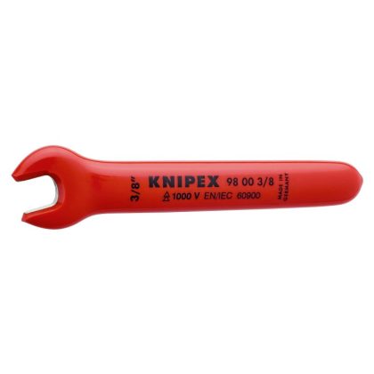   KNIPEX 98 00 3/8" Nyitott végű csavarkulcs - 1000V szigetelt 3/8" 98 00 3/8"