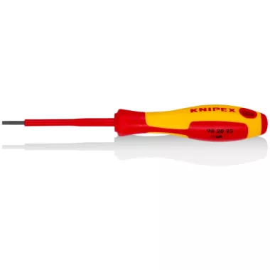 KNIPEX 98 20 25 Csavarhúzó hasított fejű csavarokhoz 177 x 24 x 24 mm