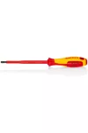 KNIPEX 98 20 55 Csavarhúzó hasított fejű csavarokhoz 7/32", 5" Tengely 232 x 28 x 29 mm