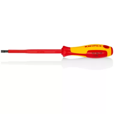 KNIPEX 98 20 55 Csavarhúzó hasított fejű csavarokhoz 7/32", 5" Tengely 232 x 28 x 29 mm