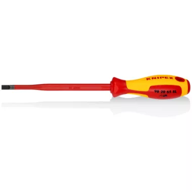 KNIPEX 98 20 65 SL Csavarhúzó (Slim) egyenes hornyú csavarokhoz 262 x 35 x 32 mm KNIPEX 98 20 65 SL Csavarhúzó (Slim) egyenes hornyú csavarokhoz 262 x 35 x 32 mm