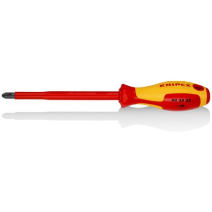   KNIPEX 98 24 03 Csavarhúzók kereszthornyos csavarokhoz Phillips® P3, 6" Tengely 270 x 39 x 36 mm