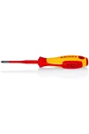 KNIPEX 98 25 01 SL Csavarhúzó (Slim) kereszthornyos csavarokhoz Pozidriv® 187 x 28 x 30 mm