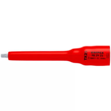KNIPEX 98 29 25 Dugókulcsbetét (kettős hatlap) TX25-höz 3/8 123 x 23 x 23 mm