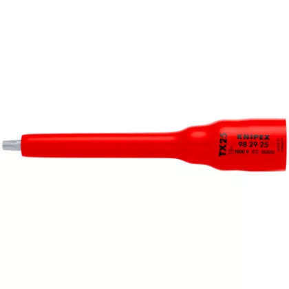   KNIPEX 98 29 25 Dugókulcsbetét (kettős hatlap) TX25-höz 3/8 123 x 23 x 23 mm