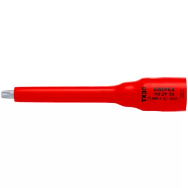 KNIPEX 98 29 30 Dugókulcsbetét (kettős hatlap) TX30-hoz 3/8 123 x 23 x 23 mm