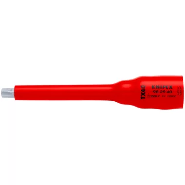 KNIPEX 98 29 40 Dugókulcsbetét (kettős hatlap) TX40-hez 3/8 123 x 23 x 23 mm