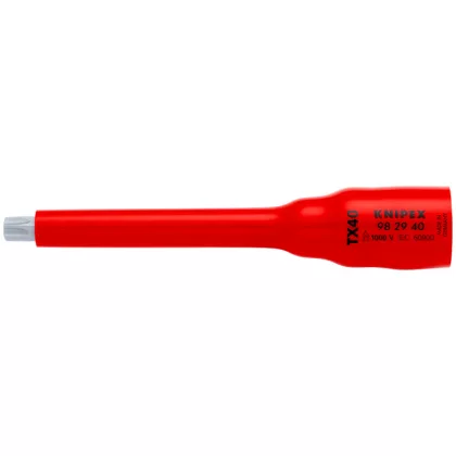   KNIPEX 98 29 40 Dugókulcsbetét (kettős hatlap) TX40-hez 3/8 123 x 23 x 23 mm