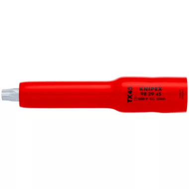 KNIPEX 98 29 45 Dugókulcsbetét (kettős hatlap) TX45-höz 3/8 117 x 23 x 23 mm