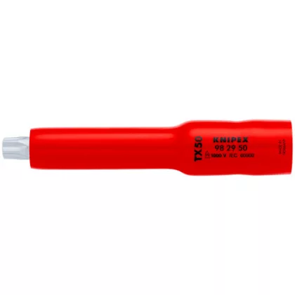   KNIPEX 98 29 50 Dugókulcsbetét (kettős hatlap) TX50-hez 3/8 117 x 23 x 23 mm