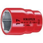   KNIPEX 98 37 1/2" Dugókulcsbetét hatlapfejű csavarokhoz 3/8"-os belső négyszöggel 44 x 22 x 22 mm