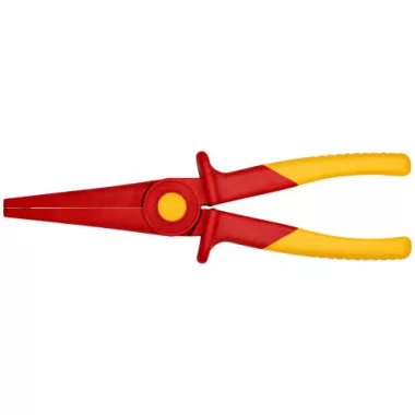 KNIPEX 98 62 02 Félkerek csőrű műanyag fogó Szigetelő 220 x 53 x 17 mm