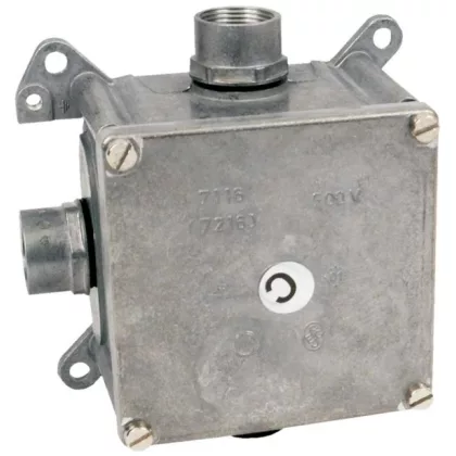 KOPOS 7116 B P16 Fémpáncél doboz 96x96x64 mm