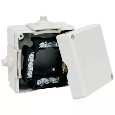 KOPOS 8107 LA Zárt falon kívüli doboz sorkapoccsal IP54 72x72x42 mm