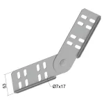 KOPOS INOXSK 60 IX Csuklós csatlakozó idom -50db