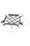 KOPOS KLKR 110X200 F Keresztidom tüzihorganyzott KOPOS KLKR 110X200 F Keresztidom tüzihorganyzott