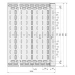   KOPOS KZI 110X600X1.25_F Cable tray 110x600x1,25 hot dip galvanized