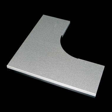 KOPOS NIXVO 90X500_IX Elbow cover 90° Stainless steel 500