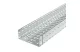 KOPOS NKZI 100X250X1.25 S Kábeltálca integrált végződéssel