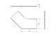 KOPOS NVO 45X125_EO Elbow cover 45° for cable trays 125 varnished circumferential