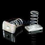 KOPOS PMP 41 M 10 ZNCR Négyszögletes anya rugóval MP profilhoz