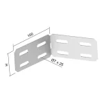   KOPOS SSU 110_ZM Toldó kábeltálcához vízszintes univerzális - 25db