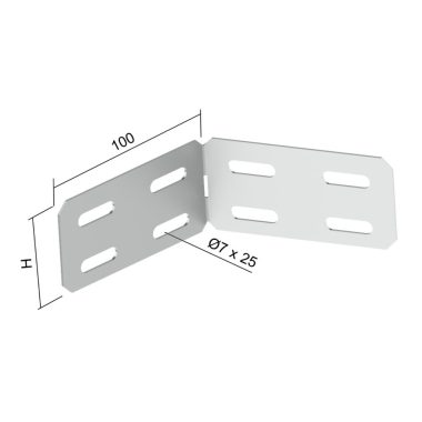 KOPOS SSU 60_ZM Toldó kábeltálcához vízszintes univerzális - 25db