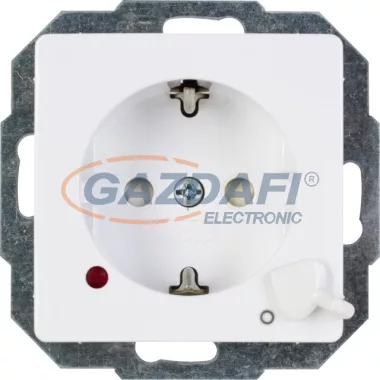 KOPP 136702010 HK 05 dugalj kapcsolható fehér földelt Süllyesztett 250V  16A IP20