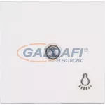   KOPP 490442007 HK07 billentyű lencsével és lámpa szimbólummal, nyomólappal, fehér