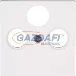 KOPP 491029008 HK07 fedlap TV/RF/SAT, csavarral, fehér