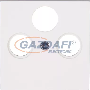 KOPP 491029008 HK07 fedlap TV/RF/SAT, csavarral, fehér