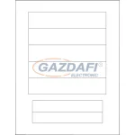   KOPP 491600004 HK07 feliratozó lap,felirati clipp-hez, A 4, fehér