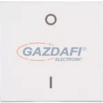   KOPP 491929006 HK07 billentyű kétpólusú kapcsolóhoz "0-1" jellel, nyomólappal, fehér