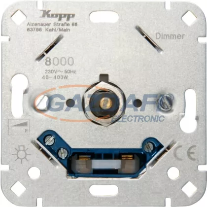   KOPP 800000004 HK07 fényerőszabályzó DA-R400, betét Süllyesztett