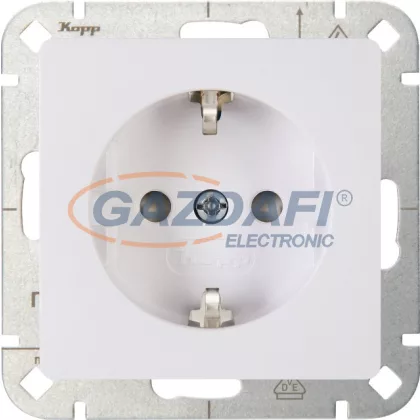   KOPP 920602002 HK05 dugalj földelt, 57x57x41mm Süllyesztett 250V  16A IP20