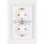   KOPP 940229004 HK07 dugalj 2-es, gyermekvédelemmel, fehér Süllyesztett 250V  16A