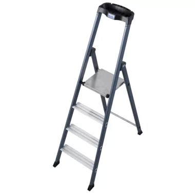 KRAUSE 124180 MONTO SePro S  lépcsőfokos állólétra eloxált 4 fokos