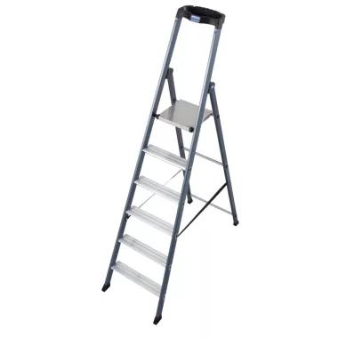 KRAUSE 124203 SePro S  lépcsőfokos állólétra eloxált 6 fokos